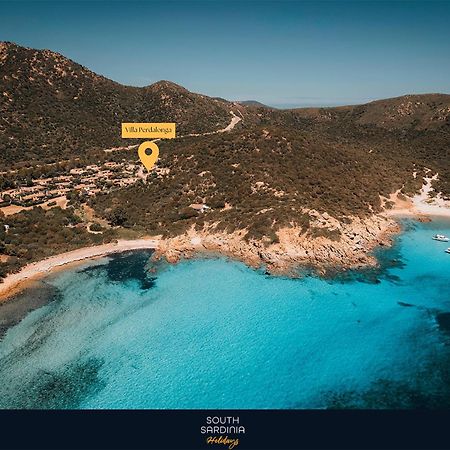 טאולאדה Villa Perdalonga, Vista Mare Sea View Tuerredda מראה חיצוני תמונה